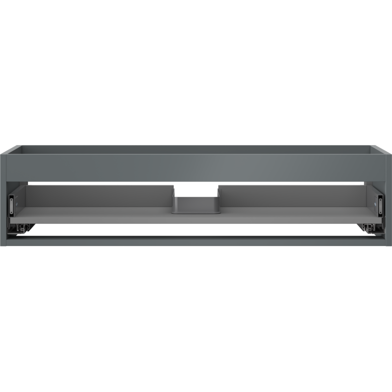 Mexen Box-A spintelės korpusas po kriaukle 100 cm, 1 stalčius, matinė grafito spalva - 91AX0-1000-235-1-66