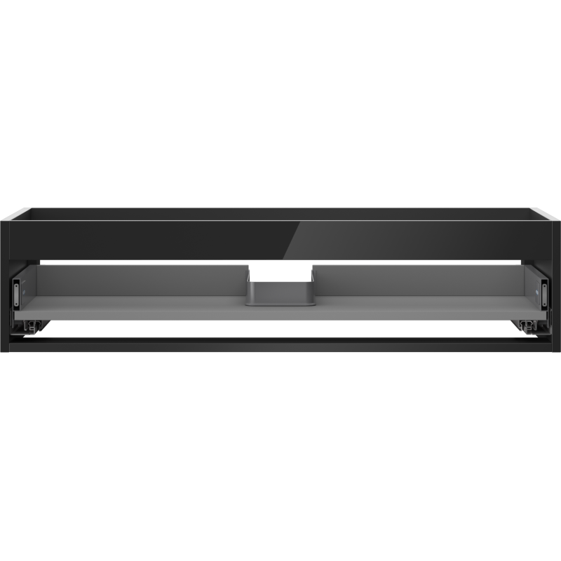 Mexen Box-A korpuso po praustuvu spintelė 100 cm, 1 stalčius, juodas blizgus - 91AX0-1000-235-1-70