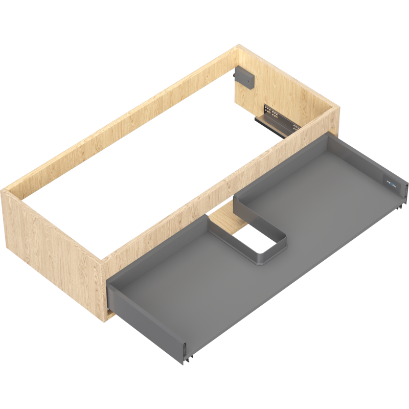 Mexen Box-A korpus po praustuvu 100 cm, 1 stalčius, ąžuolas - 91AX0-1000-235-1-81