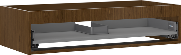 Mexen Box-A spintelės korpusas po praustuvu 100 cm, 1 stalčius, riešutas - 91AX0-1000-235-1-86