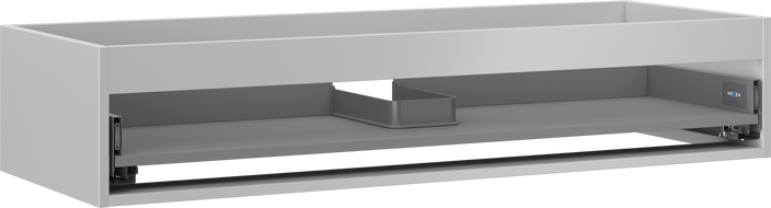 Mexen Box-A korpus kabineto po praustuvu 120 cm, 1 stalčius, pilkai matinis - 91AX0-1200-235-1-62