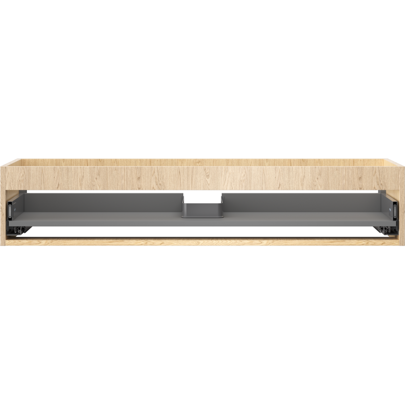 Mexen Box-A spintelės po praustuvu korpusas 120 cm, 1 stalčius, ąžuolas - 91AX0-1200-235-1-81