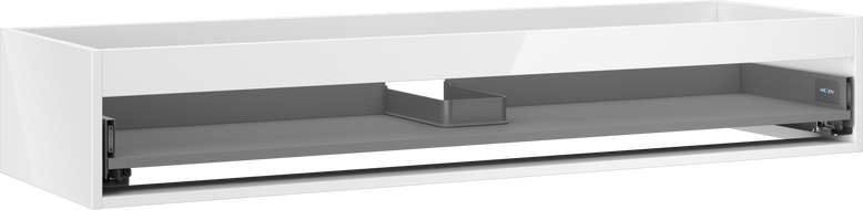 Mexen Box-A spintelės korpusas po praustuvu 140 cm, 1 stalčius, blizgi balta - 91AX0-1400-235-1-00