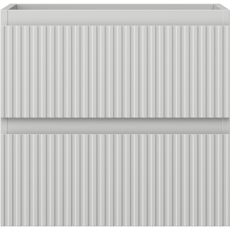 Mexen Rivel vonios spintelė po praustuvu 50 cm, 2 stalčiai, grioveliais , pilka matinė - 91A20-05047-2-BFF62