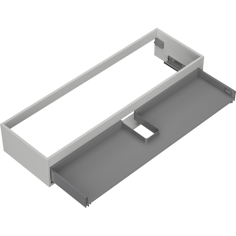 Mexen Box-A spintelės korpusas po praustuvu 140 cm, 1 stalčius, pilkas matinis - 91AX0-1400-235-1-62