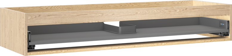 Mexen Box-A praustuvo spintelės korpusas 140 cm, 1 stalčius, ąžuolas - 91AX0-1400-235-1-81