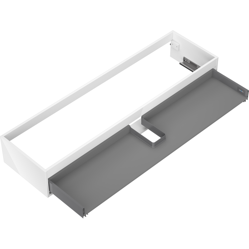 Mexen Box-A spintelės korpusas po praustuvu 160 cm, 1 stalčius, blizgi balta - 91AX0-1600-235-1-00
