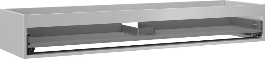 Mexen Box-A spintelės korpusas po praustuvu 160 cm, 1 stalčius, pilkas matinis - 91AX0-1600-235-1-62