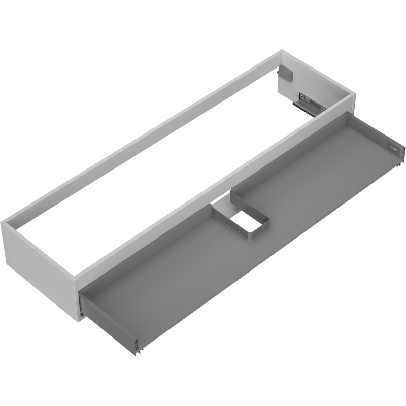 Mexen Box-A spintelės korpusas po praustuvu 160 cm, 1 stalčius, pilkas matinis - 91AX0-1600-235-1-62