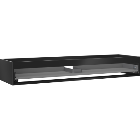 Mexen Box-A praustuvo spintelės korpusas 160 cm, 1 stalčius, juodas matinis - 91AX0-1600-235-1-71