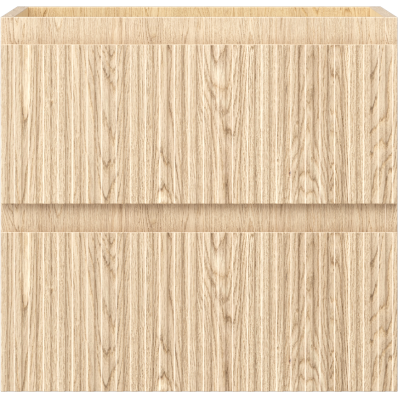 Mexen Rivel vonios kambario spintelė po praustuvu 50 cm, 2 stalčiai, grioveliais, ąžuolas - 91A20-05047-2-BFF81