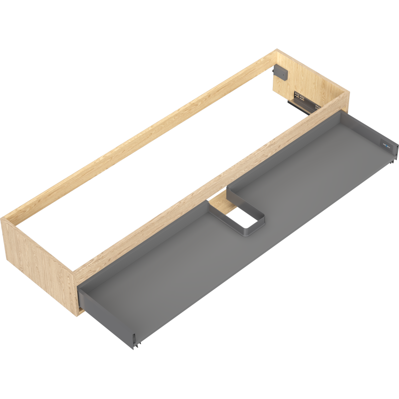 Mexen Box-A praustuvo spintelės korpusas 160 cm, 1 stalčius, ąžuolas - 91AX0-1600-235-1-81
