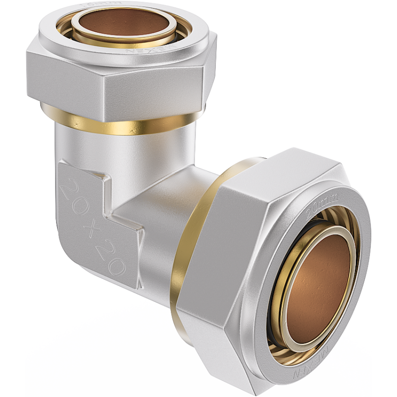 Mexen PEX-S sujungiamasis alkūnė su redukcija PEX 25 x 20 - W97225-2520-00