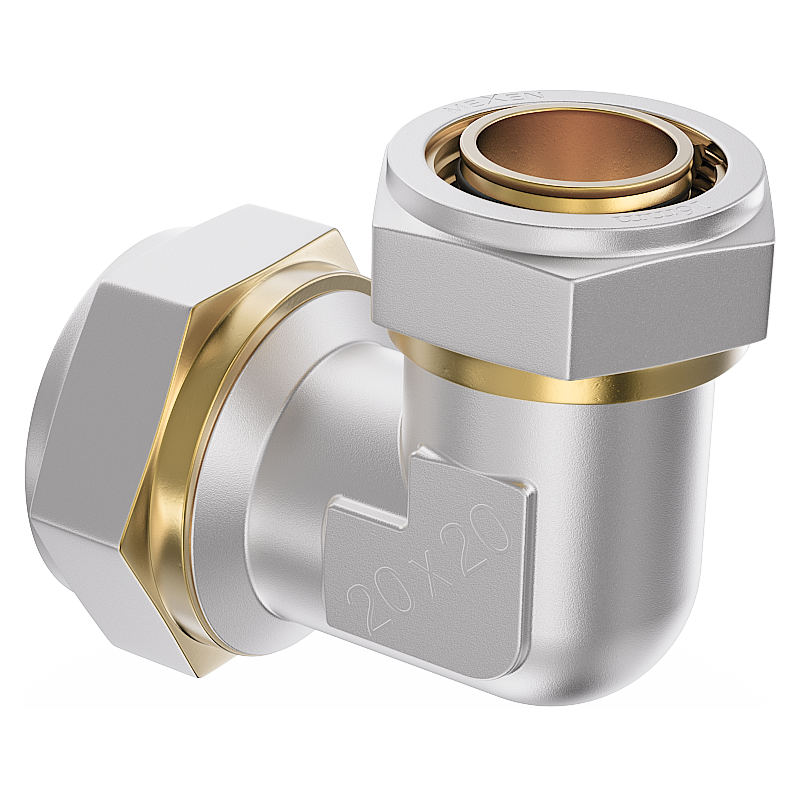 Mexen PEX-S sujungiamasis alkūnė su redukcija PEX 25 x 20 - W97225-2520-00