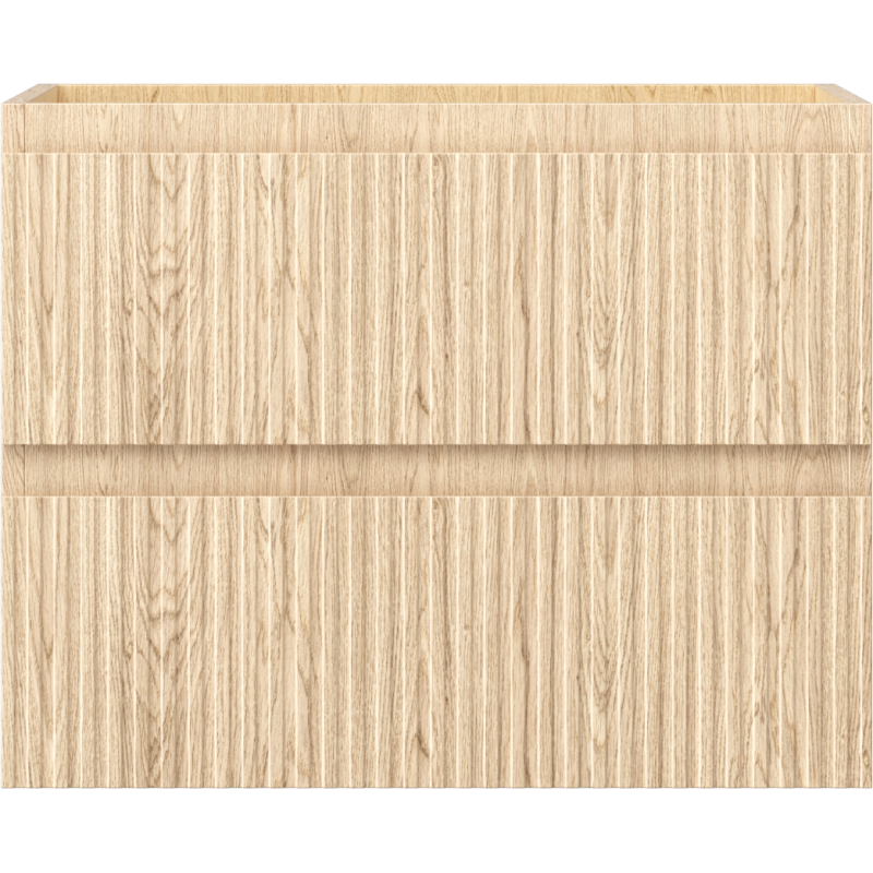 Mexen Rivel vonios spintelė su praustuvu 60 cm, 2 stalčiai, profiliuota, ąžuolas - 91A20-06047-2-BFF81