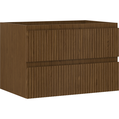 Mexen Rivel vonios baldų spintelė po praustuvu 70 cm, 2 stalčiai, grioveliai, riešutas - 91A20-07047-2-BFF86