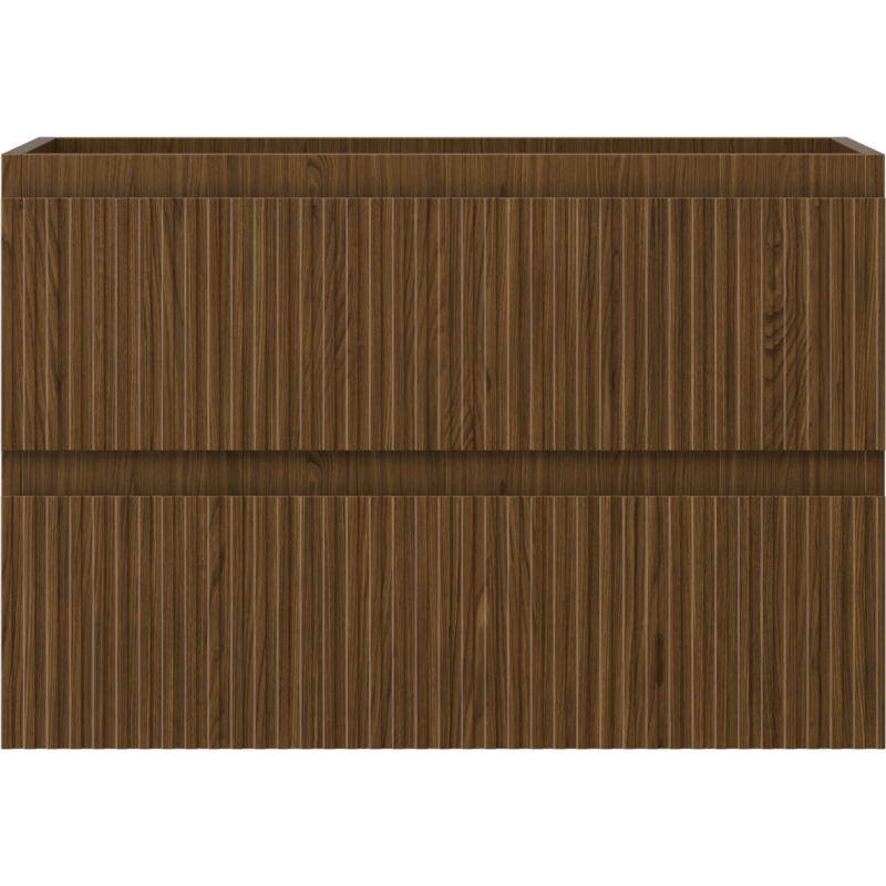 Mexen Rivel vonios baldų spintelė po praustuvu 70 cm, 2 stalčiai, grioveliai, riešutas - 91A20-07047-2-BFF86