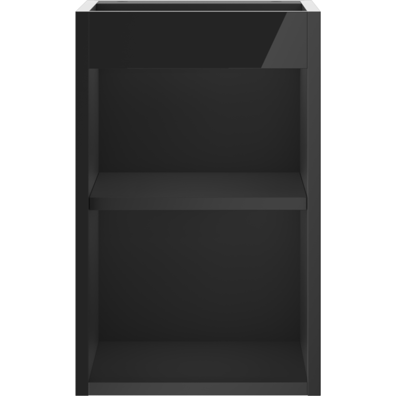 Mexen Box-A pakabinamo praustuvo spintelės korpusas 30 cm, juodas blizgus - 91AX1-0300-470-1-70