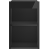 Mexen Box-A pakabinamo praustuvo spintelės korpusas 30 cm, juodas blizgus - 91AX1-0300-470-1-70
