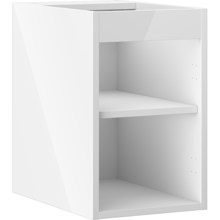 Mexen Box-A praustuvas spintele 30 cm, baltas blizgus - 91AX1-0300-470-1-00