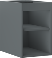 Mexen Box-A vonios spintelės korpusas po praustuvu 30 cm, matinė grafito spalva - 91AX1-0300-470-1-66