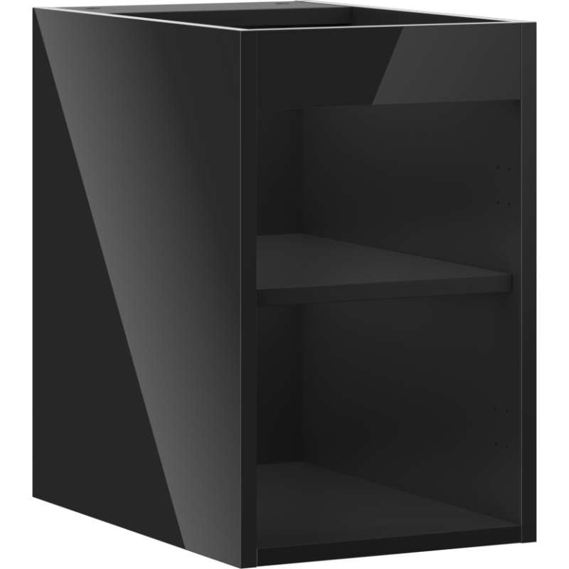 Mexen Box-A pakabinamo praustuvo spintelės korpusas 30 cm, juodas blizgus - 91AX1-0300-470-1-70