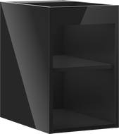 Mexen Box-A pakabinamo praustuvo spintelės korpusas 30 cm, juodas blizgus - 91AX1-0300-470-1-70