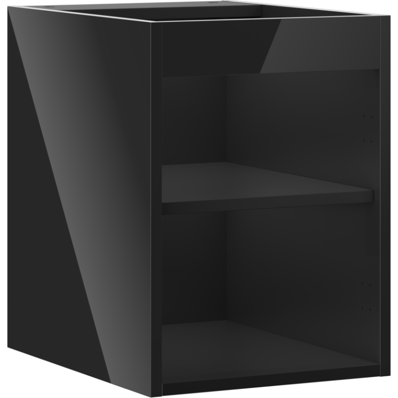 Mexen Box-A korpuso spintelė po kriaukle 35 cm, juodas blizgesys - 91AX1-0350-470-1-70
