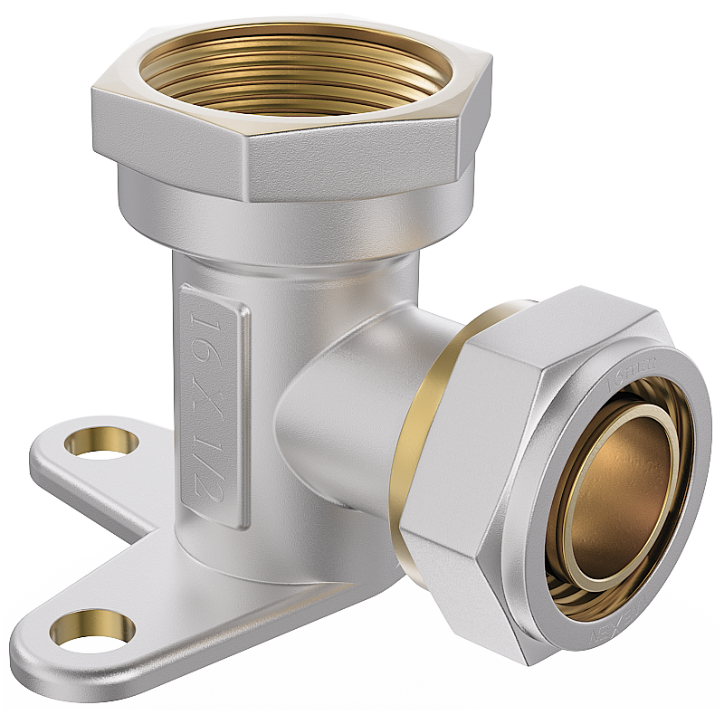 Mexen PEX-S susukamas sieninis alkūninis su lape PEX 16 x 1/2 GW - W97228-1612F-00