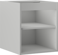 Mexen Box-A spintelės po kriaukle korpusas 40 cm, pilkas matinis - 91AX1-0400-470-1-62