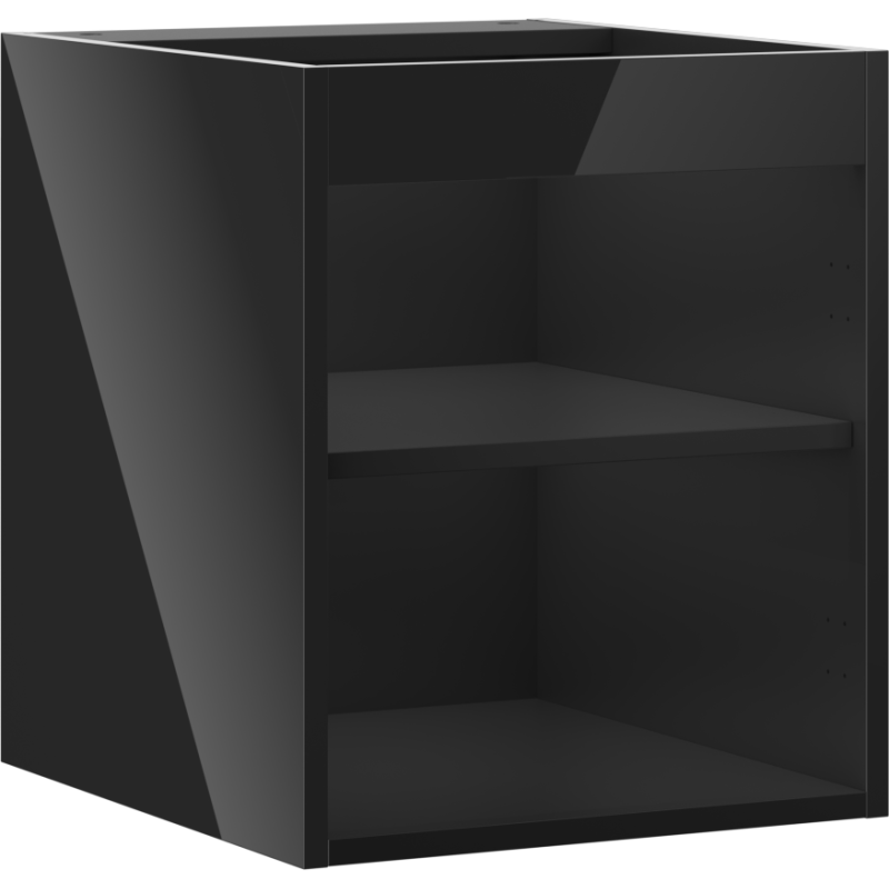 Mexen Box-A spintelės po praustuvu korpusas 40 cm, juodas blizgesys - 91AX1-0400-470-1-70