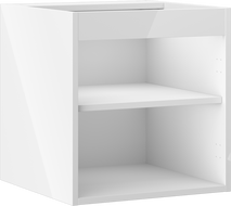 Mexen Box-A spintelės po praustuvu 45 cm korpusas, baltas blizgus - 91AX1-0450-470-1-00