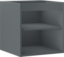 Mexen Box-A vonios spintelės korpusas po praustuvu 45 cm, grafito matinis - 91AX1-0450-470-1-66