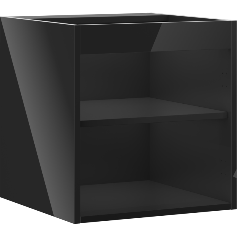 Mexen Box-A praustuvo spintelės korpusas 45 cm, juodas blizgus - 91AX1-0450-470-1-70