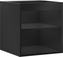 Mexen Box-A spintelės korpusas po praustuvas 45 cm, juodas matinis - 91AX1-0450-470-1-71