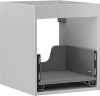 Mexen Box-A korpus praustuvo spintelės 40 cm, 1 stalčius, pilka matinė - 91AX0-0400-470-1-62