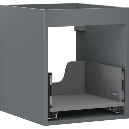 Mexen Box-A spintelės korpusas po praustuvu 40 cm, 1 stalčius, grafitas matinis - 91AX0-0400-470-1-66