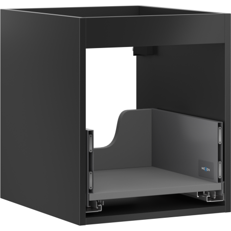 Mexen Box-A korpuso pastatomėlis 40 cm, 1 stalčius, juodas matinis - 91AX0-0400-470-1-71