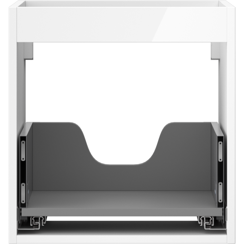 Mexen Box-A spintelė po praustuvu, 45 cm, 1 stalčius, blizgi balta - 91AX0-0450-470-1-00