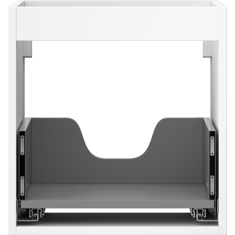 Mexen Box-A spintelės po praustuvu korpusas 45 cm, 1 stalčius, baltas matinis - 91AX0-0450-470-1-01