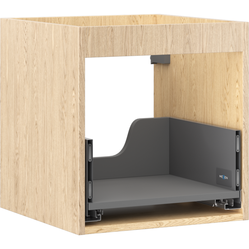 Mexen Box-A spintelės kėbulas po praustuvu 45 cm, 1 stalčius, ąžuolas - 91AX0-0450-470-1-81