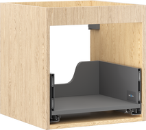 Mexen Box-A spintelės kėbulas po praustuvu 45 cm, 1 stalčius, ąžuolas - 91AX0-0450-470-1-81