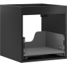 Mexen Box-A spintelės korpusas po praustuvu 45 cm, 1 stalčius, matinė juoda - 91AX0-0450-470-1-71