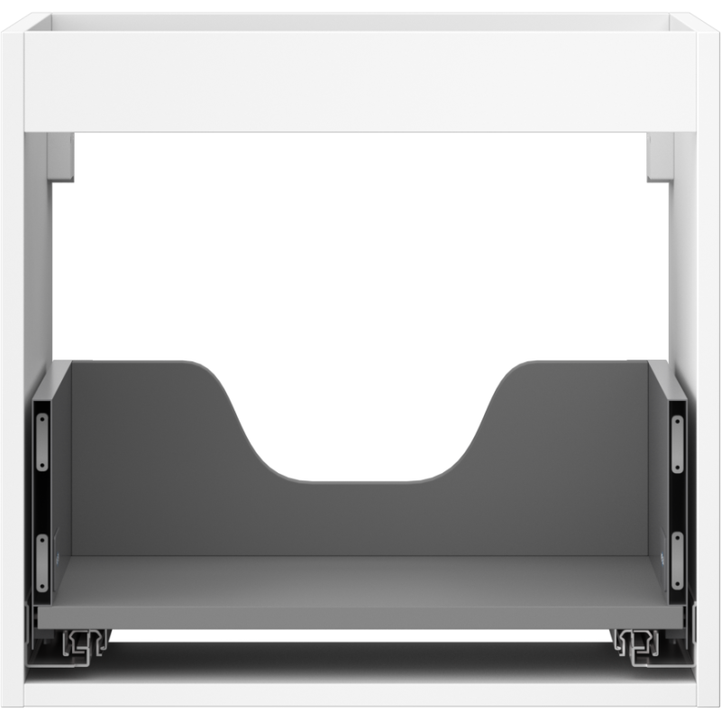 Mexen Box-A spintelės korpusas po praustuvu 50 cm, 1 stalčius, baltos matinės spalvos - 91AX0-0500-470-1-01
