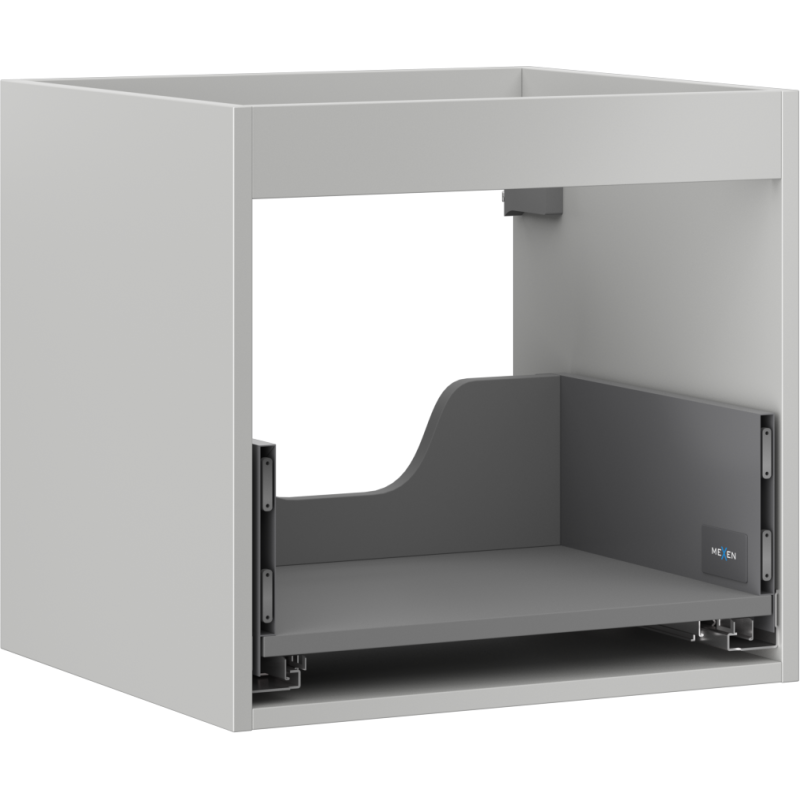 Mexen Box-A spintele po praustuvu 50 cm, 1 stalčius, pilka matinė - 91AX0-0500-470-1-62