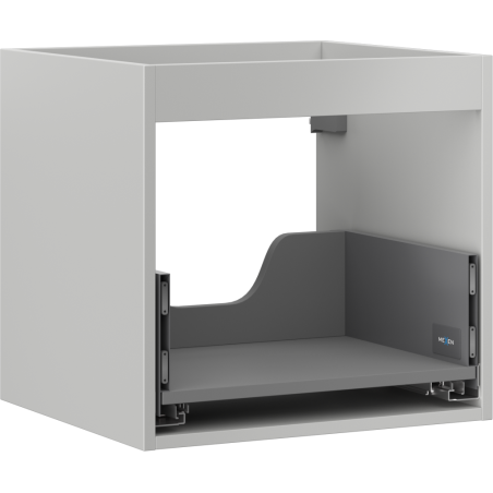 Mexen Box-A spintele po praustuvu 50 cm, 1 stalčius, pilka matinė - 91AX0-0500-470-1-62