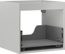 Mexen Box-A korpus praustuvo spintelės 50 cm, 1 stalčius, pilkas matinis - 91AX0-0500-470-1-62