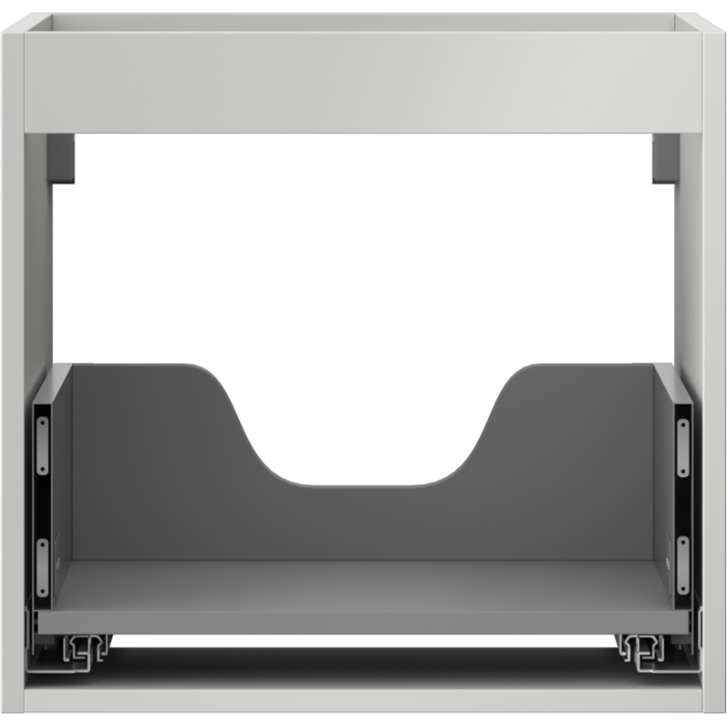 Mexen Box-A spintele po praustuvu 50 cm, 1 stalčius, pilka matinė - 91AX0-0500-470-1-62