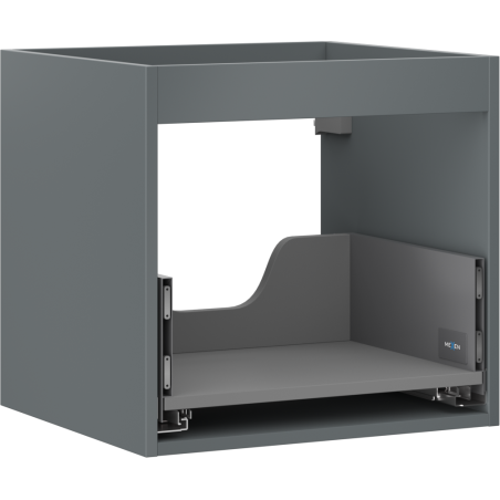 Mexen Box-A praustuvo spintelės korpusas 50 cm, 1 stalčius, matinė grafito - 91AX0-0500-470-1-66