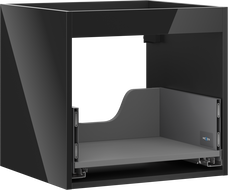 Mexen Box-A korpuso vonios spintelė 50 cm, 1 stalčius, juodas blizgus - 91AX0-0500-470-1-70